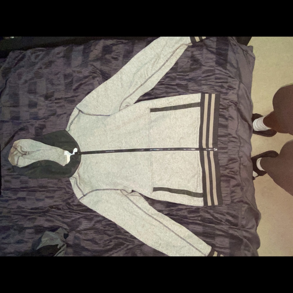 Black and Grey Lulu lemon hoodie